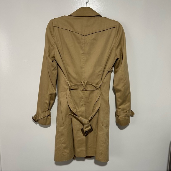 ASOS trench coat small size 2 tan - Picture 2 of 8
